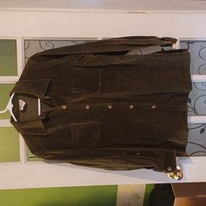 Corduroy shirt women's size 8 Company Collection vintage Corduroy shirt jacket